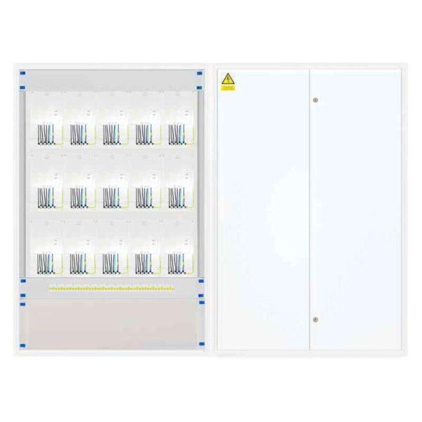 Elektroměrový rozvaděč 15x 3f elektroměr bez HDO