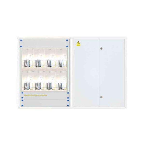 Elektroměrový rozvaděč 8x 3f elektroměr bez HDO